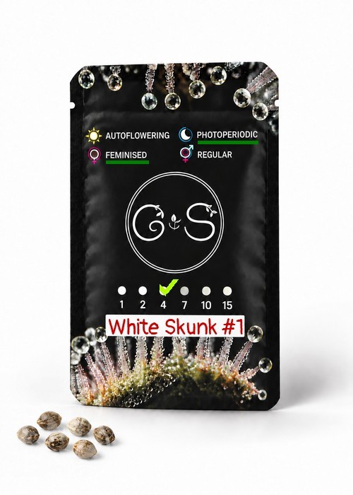 Семена каннабиса  White Skunk #1 feminised Ganja Seeds
