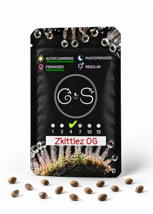 Семена марихуаны  Auto Zkittlez OG feminised Ganja Seeds
