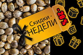 СКИДКИ НЕДЕЛИ — НОВАЯ ПОДБОРКА ОТ GANJASEEDS